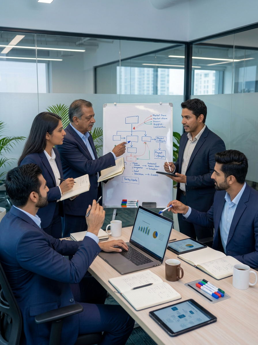 INT Enterprises team collaborating in the workplace